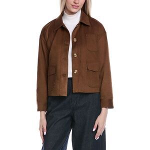 Color Block Womens Jacket, Brown